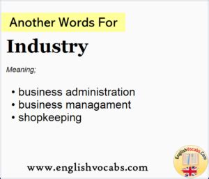 another word for industry|another word for industry standard.